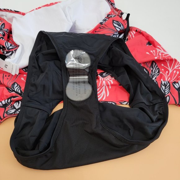 Yonique Two Piece Blouson Tankini Swimsuits for Women NWT size M - Picture 13 of 14